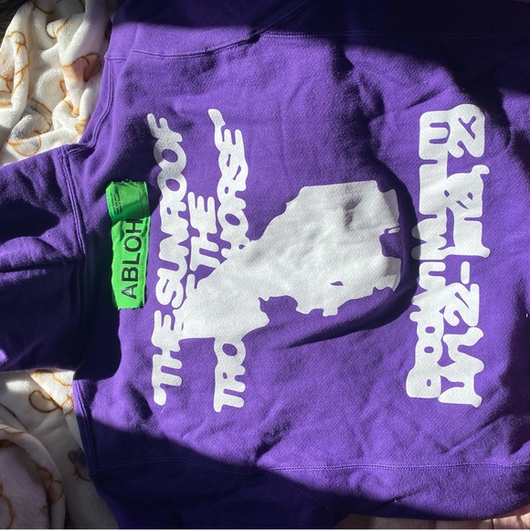 Purple Virgil Abloh figures of speech hoodie. - Picture 3 of 7
